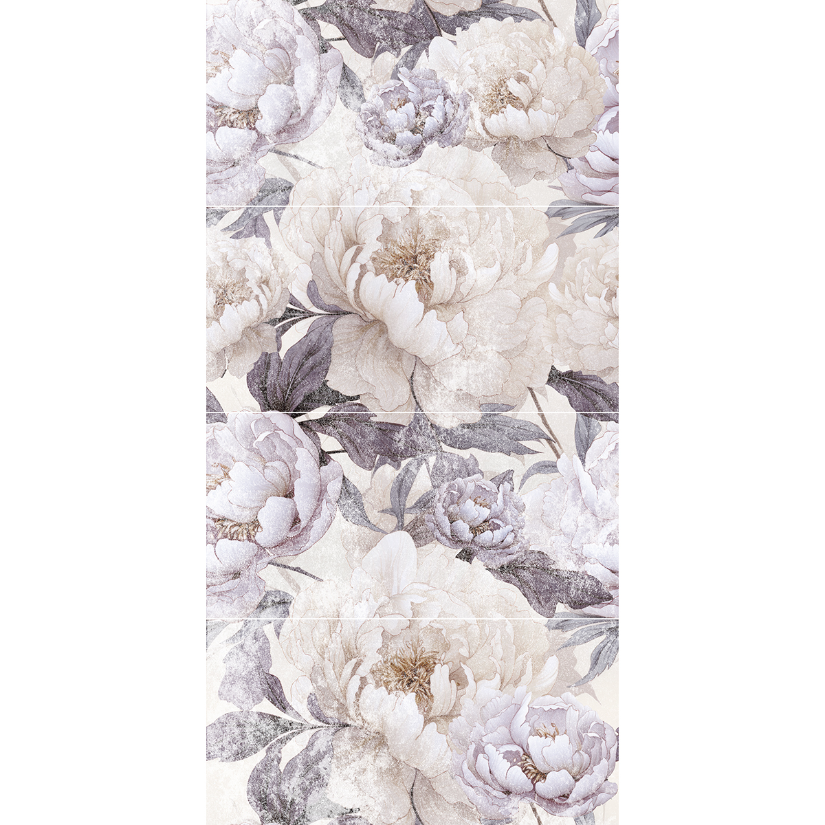 golden and black tropical leaves seamless pattern on a dark back PEONIA mural zadruk wielkoformatowy 4x60x120 - obrazek 1