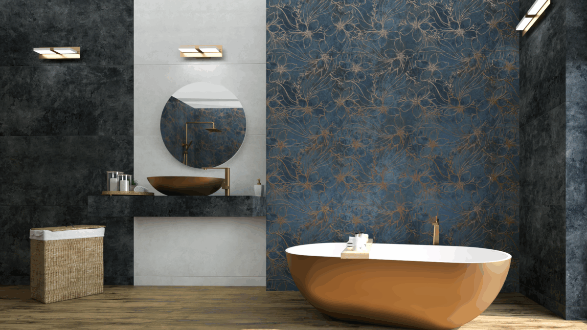 FLOWER VENICE dekoracja ceramiczna 60x120cm - obrazek 5