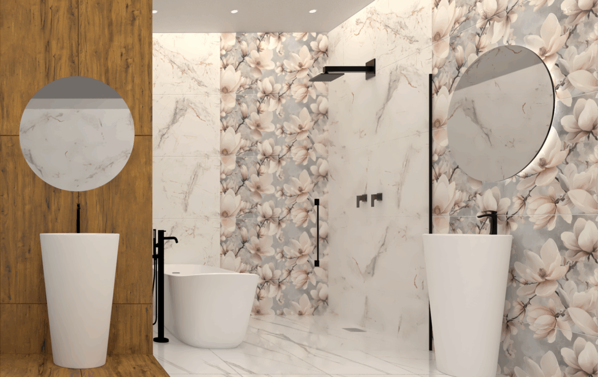 MAGNOLIA dekoracja ceramiczna 60x120cm - obrazek 2