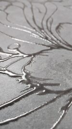 VERSO FLOWER GREY dekoracja ceramiczna 60x120cm - obrazek 2