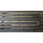 VERSO SILVER STRIPS GRIGIO dekoracja ceramiczna 60x120cm