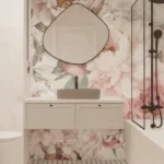 PINK WALL mural zadruk wielkoformatowy 4x60x120