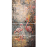 FLAMINGO mural zadruk wielkoformatowy 4x60x120 - obrazek 2