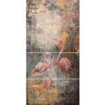 FLAMINGO mural zadruk wielkoformatowy 4x60x120 - obrazek 2