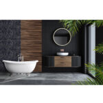 VERSO WOOD BROWN dekoracja ceramiczna 60x120cm - obrazek 2