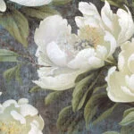 PEONY WHITE dekoracja ceramiczna 60x120cm - obrazek 2