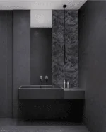 VERSO LEAF GRIGIO dekoracja ceramiczna 60x120cm - obrazek 3