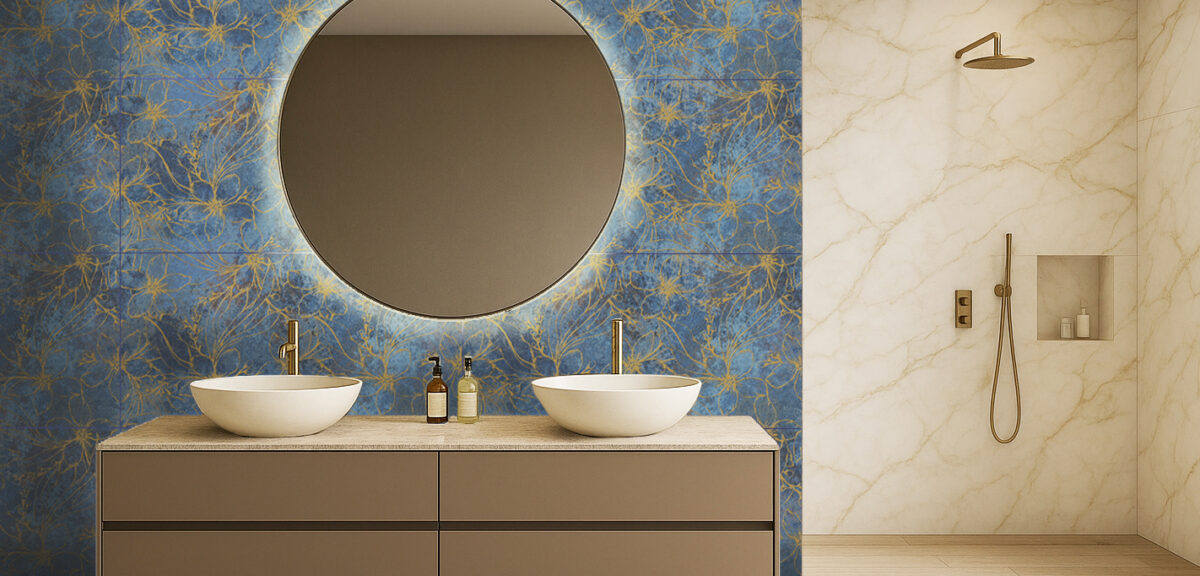 FLOWER VENICE dekoracja ceramiczna 60x120cm - obrazek 6