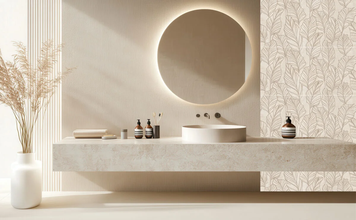 VERSO BEIGE płytka mat carving ścienno-podłogowa 60x120cm - obrazek 5