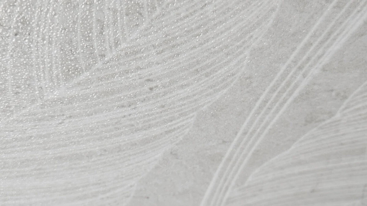 VERSO LEAF LIGHT GREY dekoracja ceramiczna 60x120cm - obrazek 2