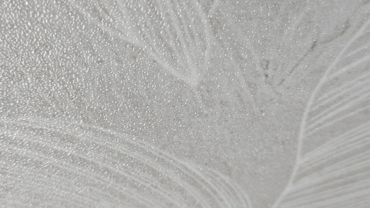VERSO LEAF LIGHT GREY dekoracja ceramiczna 60x120cm - obrazek 3