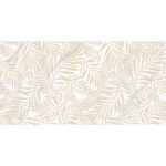 MIRO WHITE LEAF dekoracja ceramiczna 60x120cm