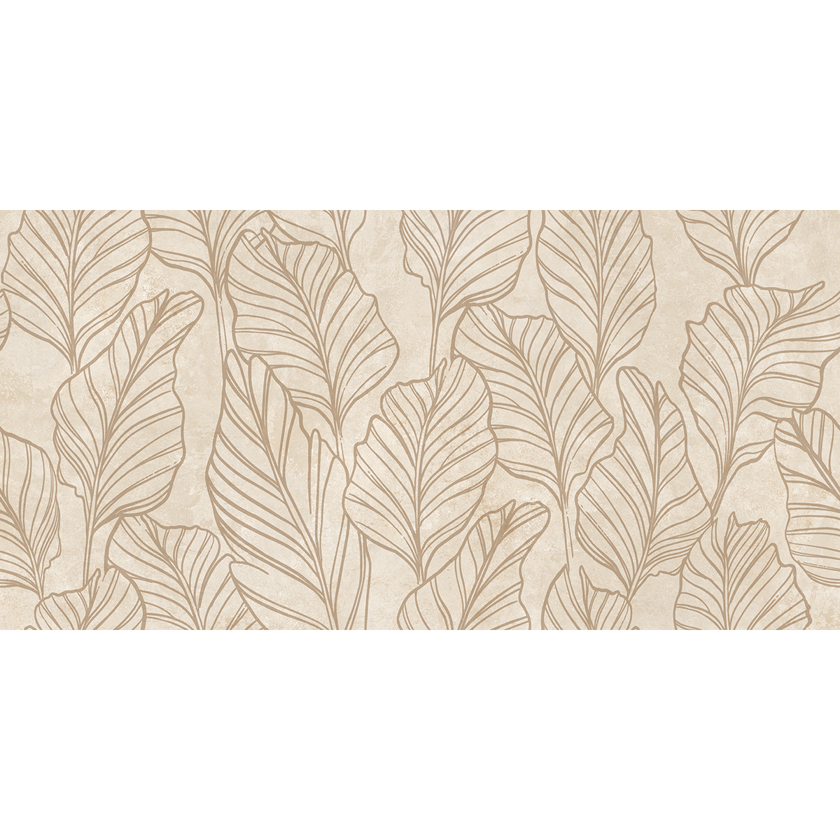 HIDRAULICOS VERSO LEAF BEIGE dekoracja ceramiczna 60x120cm - obrazek 1