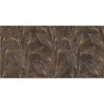 VERSO FLOWER BROWN dekoracja ceramiczna 60x120cm