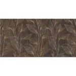 VERSO FLOWER BROWN dekoracja ceramiczna 60x120cm