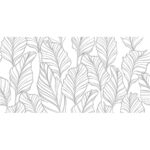 LEAF GREY dekoracja ceramiczna 30X60