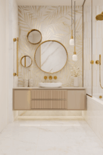 MIRO WHITE LEAF dekoracja ceramiczna 60x120cm - obrazek 3