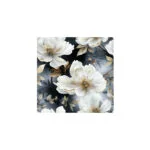 GREY FLOWER dekoracja ceramiczna 60x60