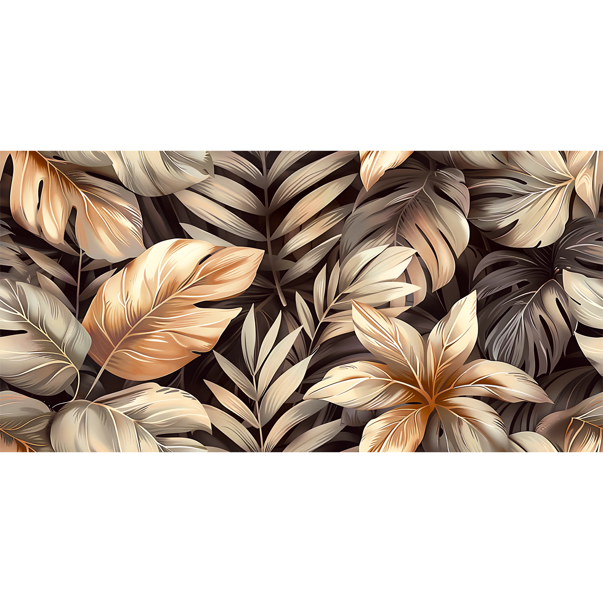 HIDRAULICOS COPPER FLOWER dekoracja ceramiczna 60x120 - obrazek 1