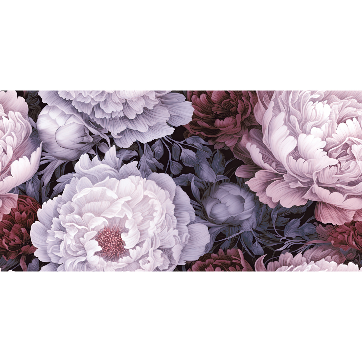 HIDRAULICOS PINK PEONY dekoracja ceramiczna 60x120 - obrazek 1