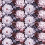 PINK PEONY dekoracja ceramiczna 60x120 - obrazek 2