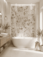 FLOWER SHAPE dekoracja ceramiczna 60x120 - obrazek 2