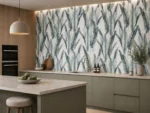 EMERALD LEAVES mural zadruk wielkoformatowy 5x60x120 - obrazek 2